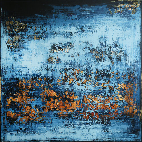 BLUE MOON van Inez Froehlich, Schilderij te koop op Singulart