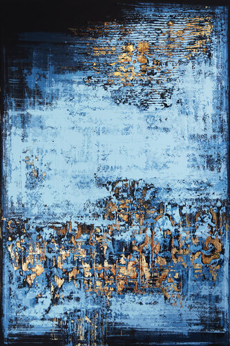 BLUE VISION van Inez Froehlich, Schilderij te koop op Singulart