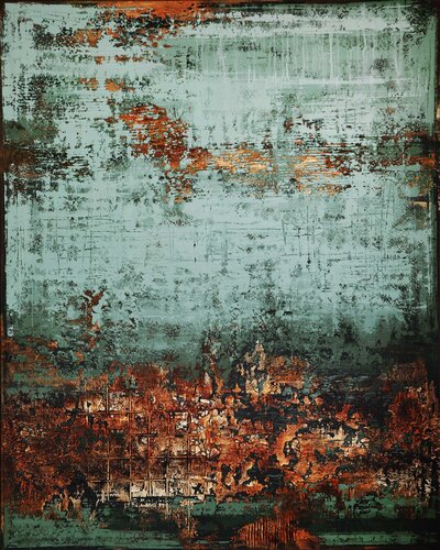 GREEN ISLAND van Inez Froehlich, Schilderij te koop op Singulart