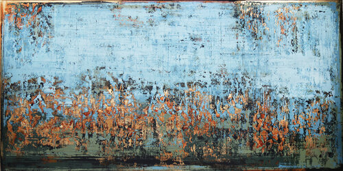 PALE BLUE SKY van Inez Froehlich, Schilderij te koop op Singulart