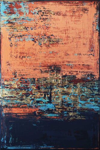 BALMY NIGHTS van Inez Froehlich, Schilderij te koop op Singulart