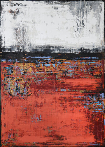 FADED RED van Inez Froehlich, Schilderij te koop op Singulart