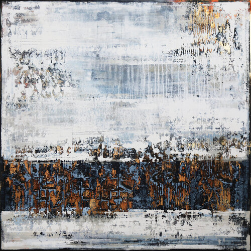 WINTER BLUES van Inez Froehlich, Schilderij te koop op Singulart