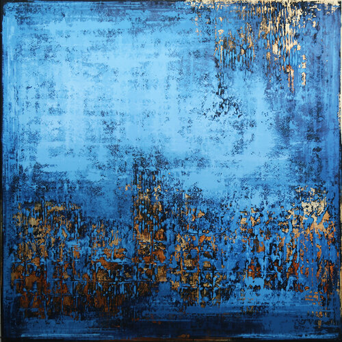 MIDNIGHT BLUES di Inez Froehlich, Pittura in vendita su Singulart