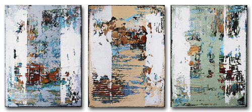 THREE WISHES - TRIPTYCH di Inez Froehlich, Pittura in vendita su Singulart