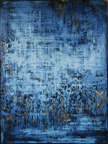 MIDNIGHT BLUES di Inez Froehlich, Pittura in vendita su Singulart