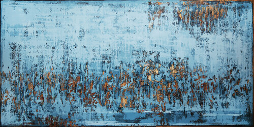 CARRIBEAN BLUE di Inez Froehlich, Pittura in vendita su Singulart