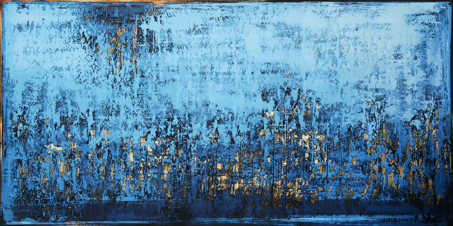 BOTTOM OF THE SEA Inez Froehlich Originalgemälde zu verkaufen