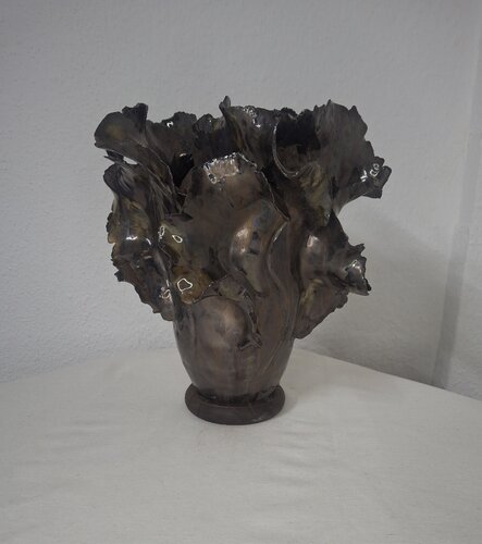 Metallic Waves of Change No. 1 de Carola Mocker, Escultura a la venta en Singulart