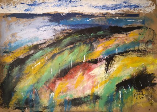 Landscape I by Wolfgang Stocker, Work on Paper for Sale on Singulart