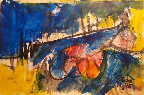 it`s a long way home by Wolfgang Stocker, Work on Paper for Sale on Singulart