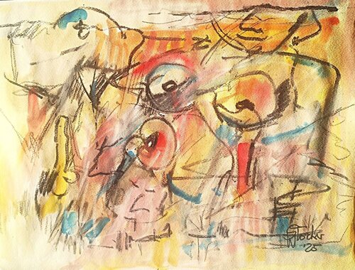 am Strand by Wolfgang Stocker, Other Media for Sale on Singulart