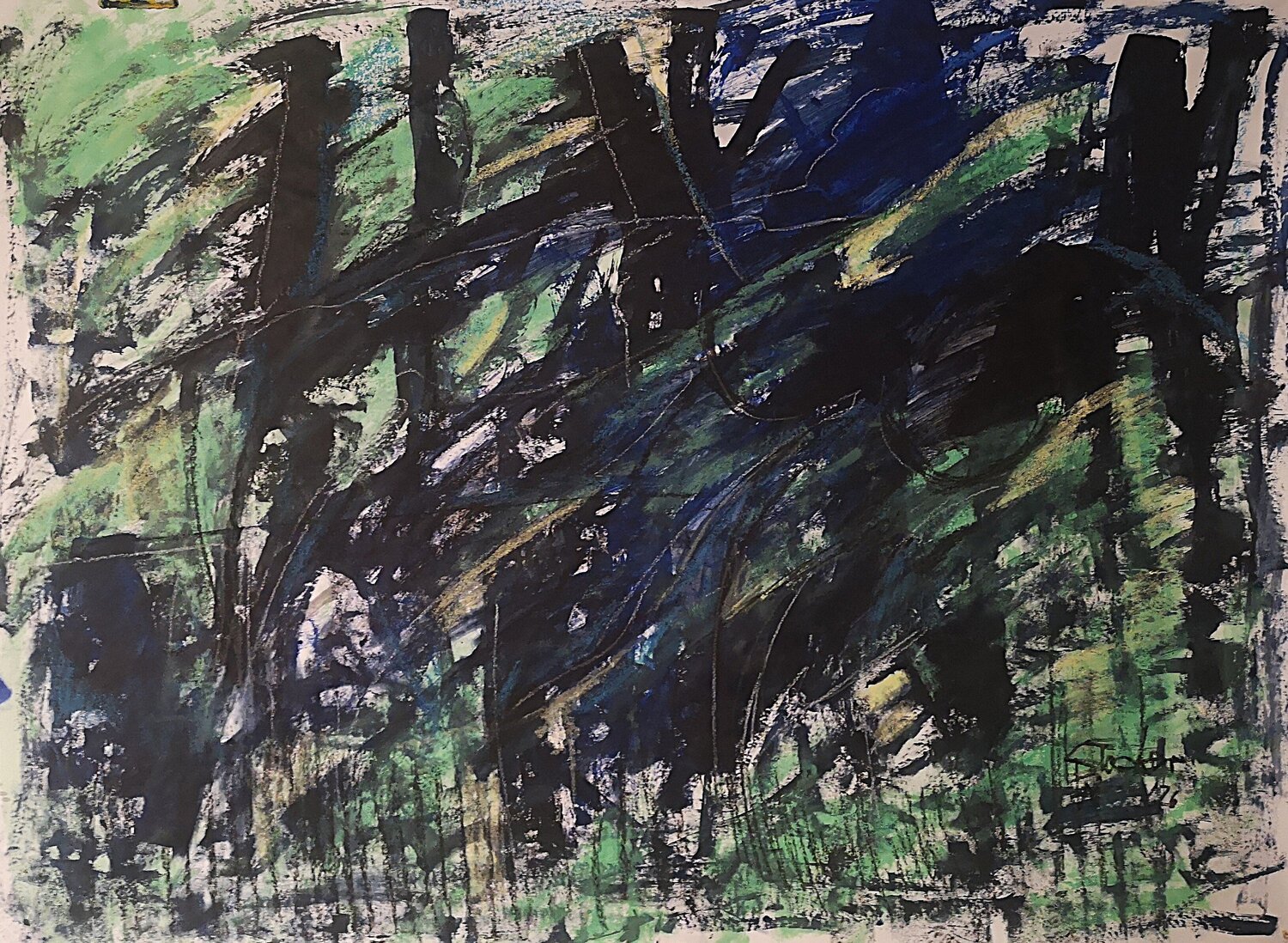now and than Wolfgang Stocker Peinture originale à vendre