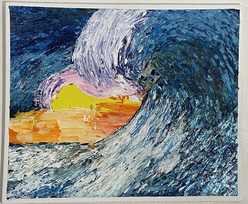 “Golden Tempest” van jose luis modol, Schilderij te koop op Singulart