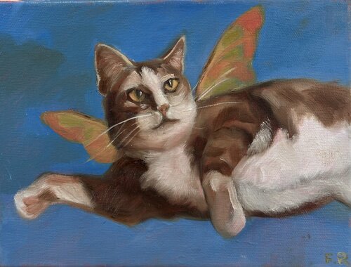 J'ai rêvé d'être un papillon by Frédéric Rollin, Painting for Sale on Singulart