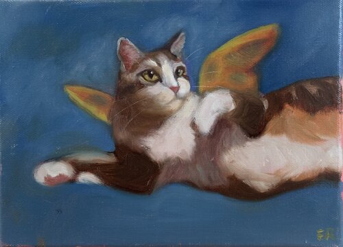 J'ai rêvé d'être un papillon, von Frédéric Rollin, Malerei kaufen auf Singulart