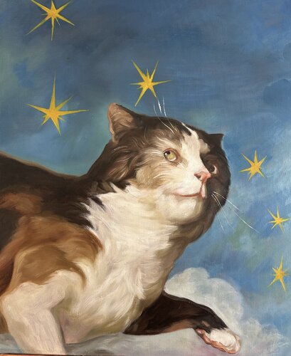 Vers les étoiles di Frédéric Rollin, Pittura in vendita su Singulart