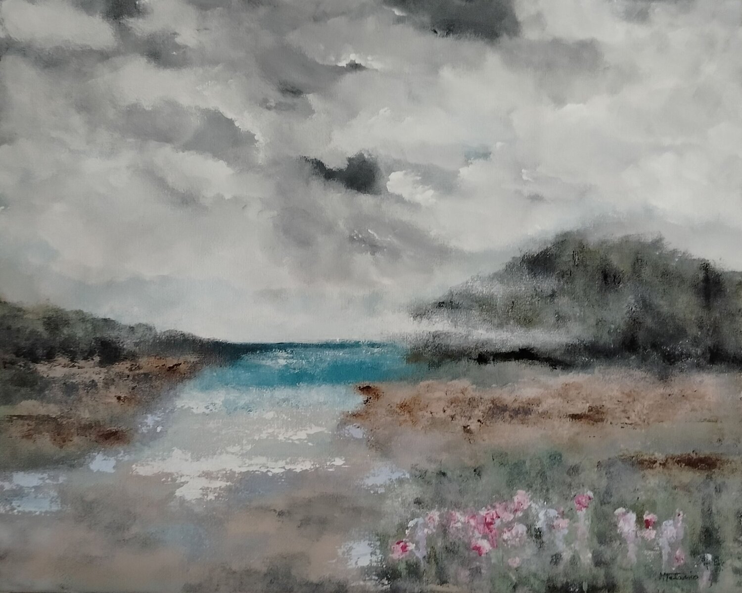 Tempesta dentro Manuela Talarico Original painting for sale