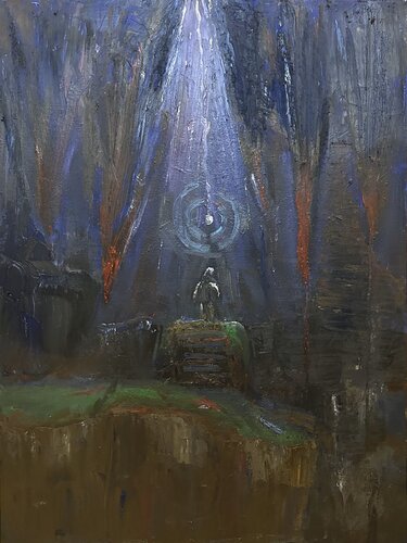 "Enlightenment" von Bagzhan Alikhanov, Malerei kaufen auf Singulart