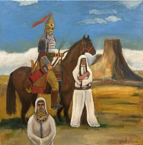 Before Departure von Bagzhan Alikhanov, Malerei kaufen auf Singulart