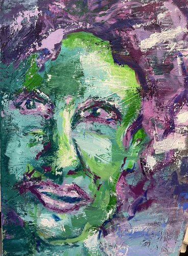 Faces no.1 von Anja Küttel, Malerei kaufen auf Singulart