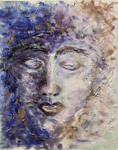 Faces no.8 par Anja Küttel, Peinture en vente sur Singulart