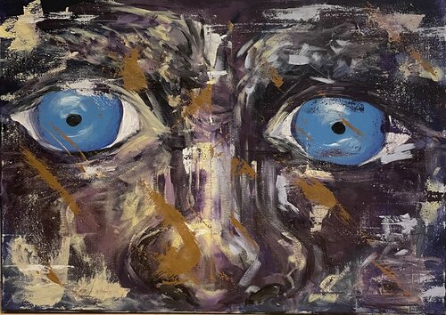 Golden Age par Anja Küttel, Peinture en vente sur Singulart