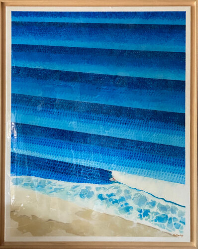 3 PETITS POINTS à LA LIGNE van Franck Kottewicz, Schilderij te koop op Singulart
