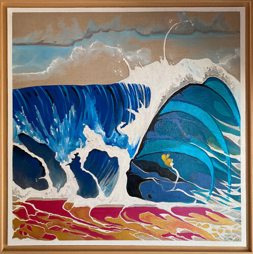 ORGANIC WAVE von Franck Kottewicz, Malerei kaufen auf Singulart