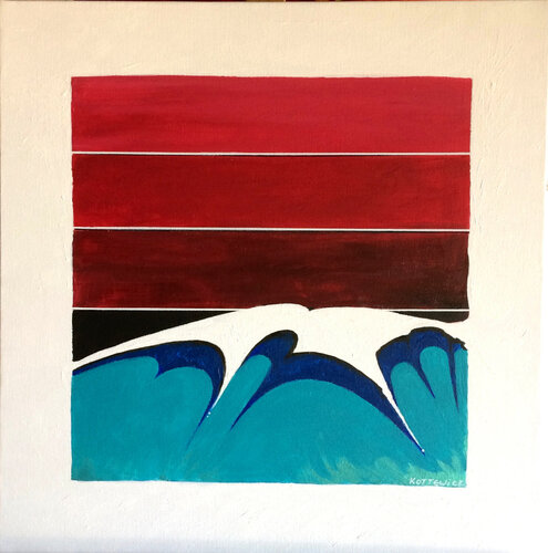 Sharks #4 van Franck Kottewicz, Schilderij te koop op Singulart