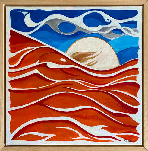 Turbulence van Franck Kottewicz, Schilderij te koop op Singulart