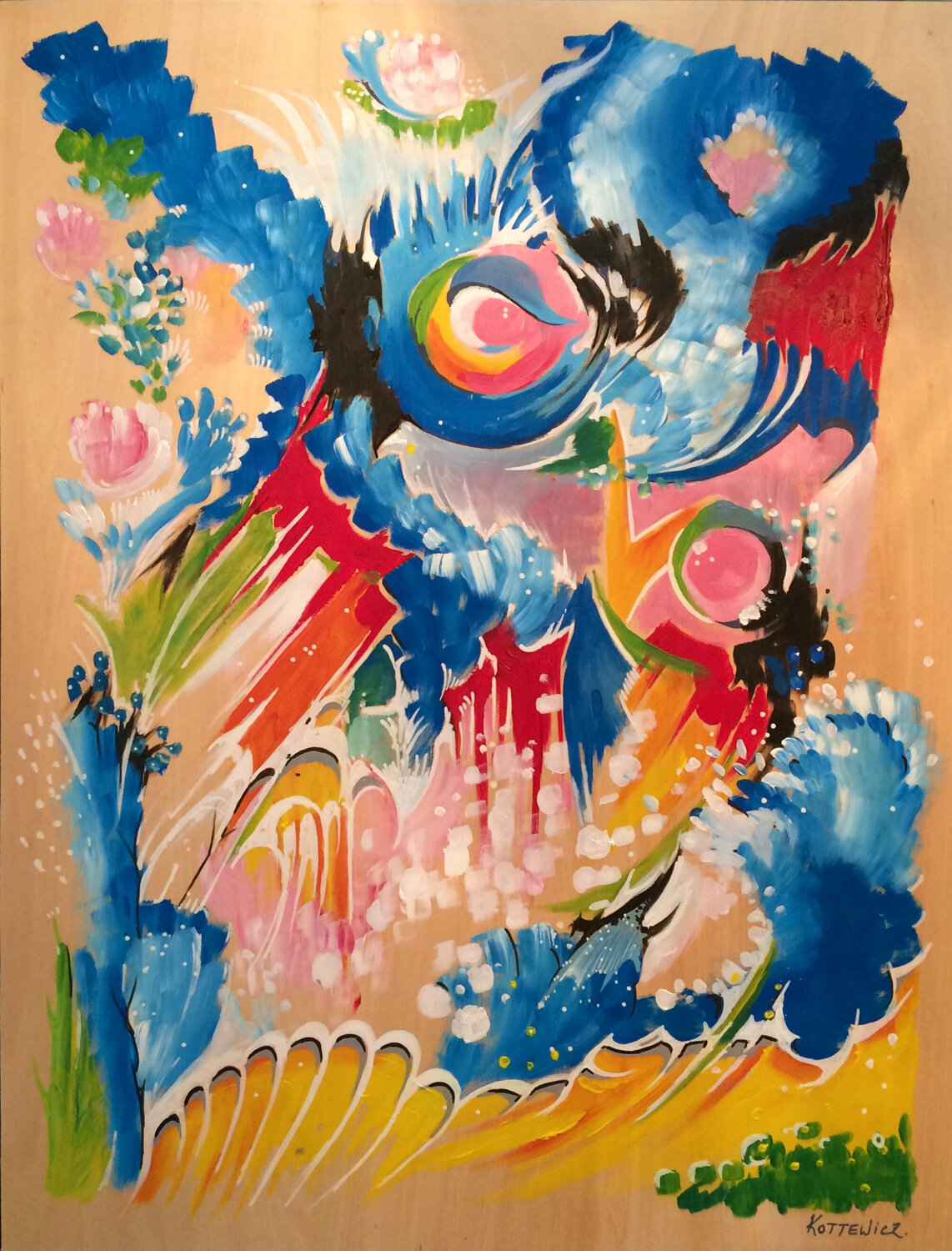 Expérience - Couleurs sur bois Franck Kottewicz