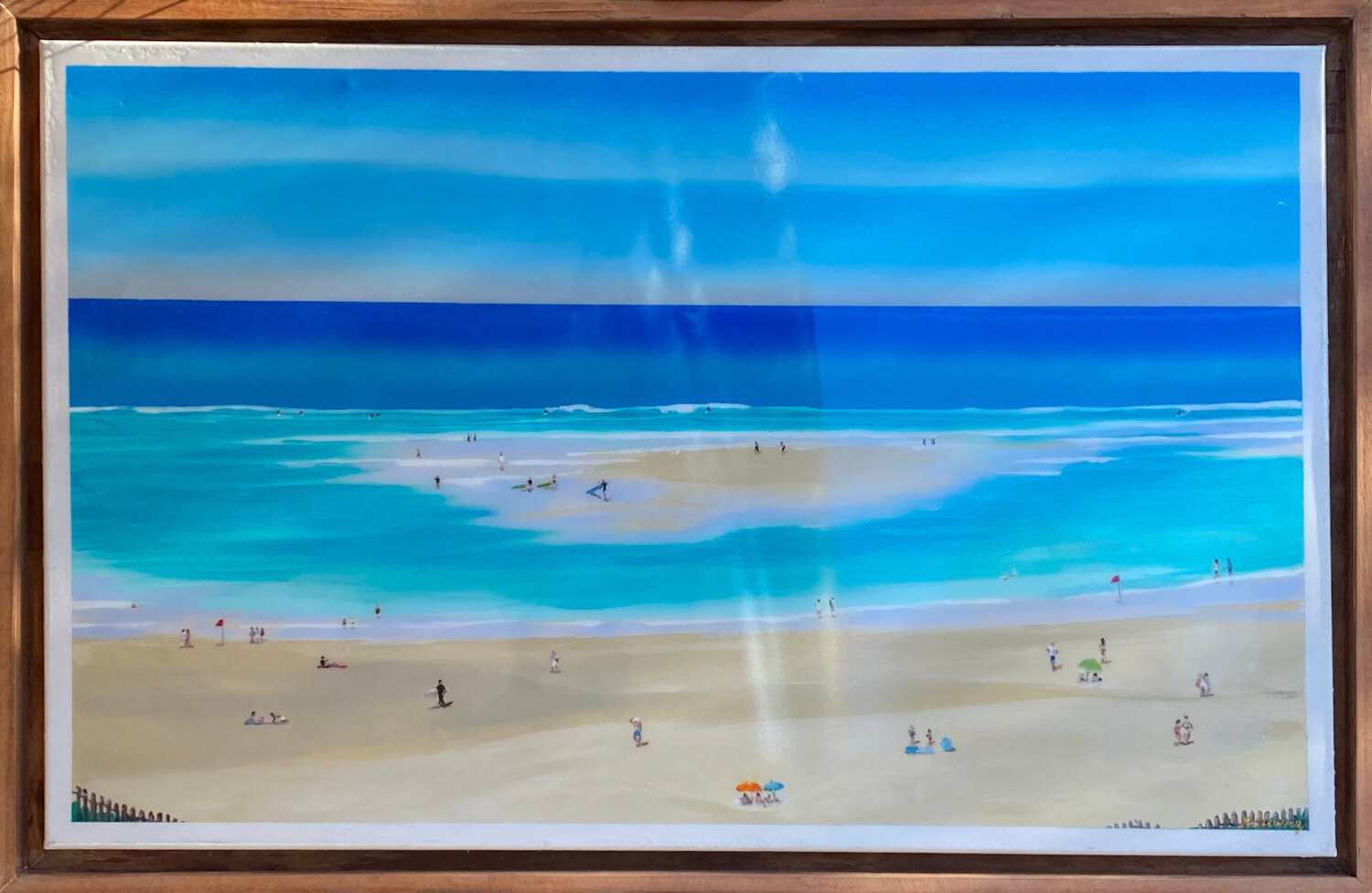 Biscarrosse Plage - marée basse Franck Kottewicz