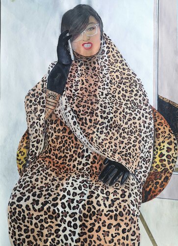 Power Dressing di Barbara Saleem, Pittura in vendita su Singulart