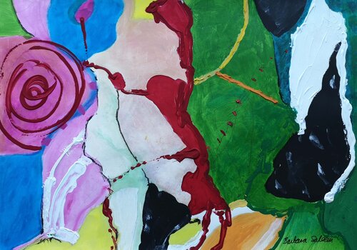 Gather energy di Barbara Saleem, Opera su carta in vendita su Singulart