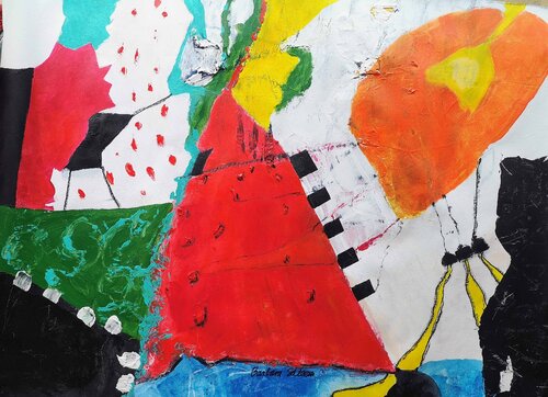 Endure the Tension de Barbara Saleem, Pintura a la venta en Singulart