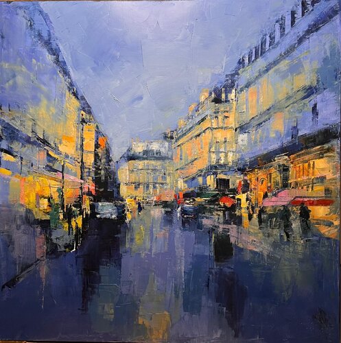 Rue de l'Echelle Paris by Clarisse Daurat, Painting for Sale on Singulart
