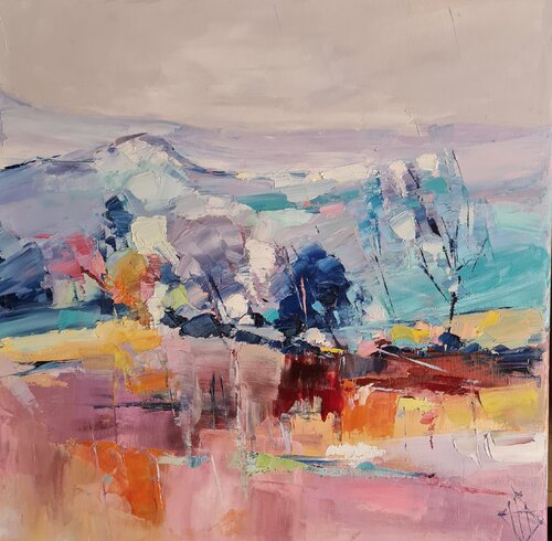 Au bout de l'automne by Clarisse Daurat, Painting for Sale on Singulart