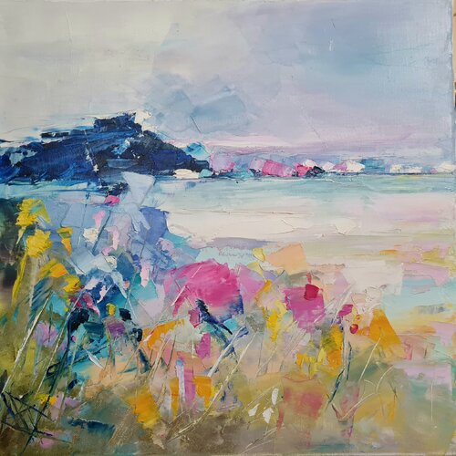 Fleurs océanes by Clarisse Daurat, Painting for Sale on Singulart