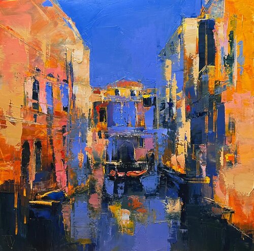 Soleggiata Venezia by Clarisse Daurat, Painting for Sale on Singulart