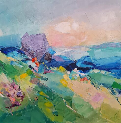 Eclats d'aurore by Clarisse Daurat, Painting for Sale on Singulart