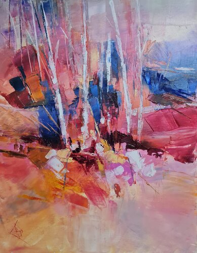 Semonce d'automne by Clarisse Daurat, Painting for Sale on Singulart