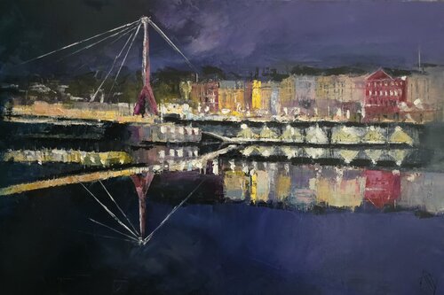 Velvet Night by Clarisse Daurat, 絵画 for Sale on Singulart