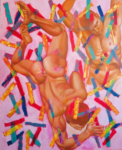 DISJONCTiON I van Adalberto Miguez, Schilderij te koop op Singulart