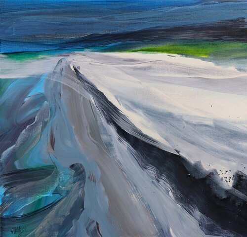 Ostsee 3. Küstensaum van Hedwig Oeldig, Schilderij te koop op Singulart