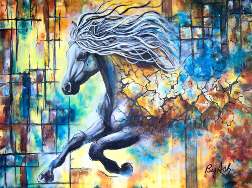 Croire Encore by ByAsh, Painting for Sale on Singulart