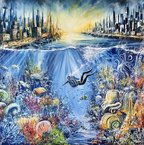 Dualité by ByAsh, Painting for Sale on Singulart