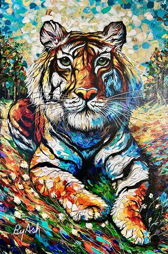 Esprit Indomptable by ByAsh, Painting for Sale on Singulart
