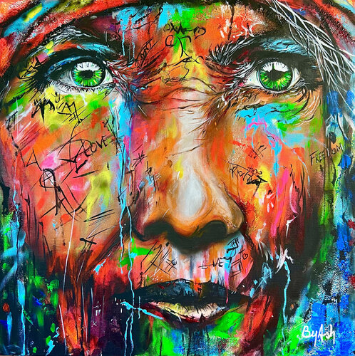 Silent Scars di ByAsh, Pittura in vendita su Singulart