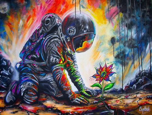 The Last Possible Bloom by ByAsh, Painting for Sale on Singulart